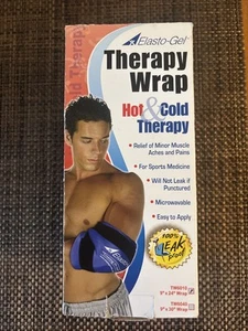 Elastic Gel 24” X 9” Hot/Cold Wrap Back Knee Shoulder Physical Therapy Ice Heat - Picture 1 of 3