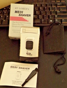 ST. LOREE'S MEDI SHAVER PERSONAL GROOMING SHAVER FOR HOSPITALIZED PATIENT NIB - Picture 1 of 5
