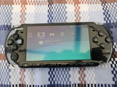 Sony PSP 3000 black Game Console - Image 1 of 4