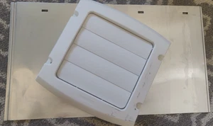 Dundas Jafine Cappuccio di Ventilazione con Louvered, 6", Bianco Facile da Pulire Finitura Verniciata Nuovo - Foto 1 di 9