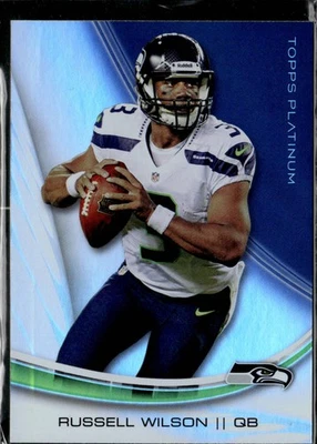 2013 Topps Platinum Russell Wilson Seattle Seahawks #31 Foto 1 de 2