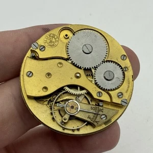 43.2mm Moeris Open Face Swiss Vintage Pocket Watch Movement PARTS REPAIR SPARES - Picture 1 of 13