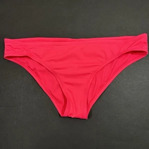 Catalina Bikini Bottom Women L (12-14) Scrunch Back Neon Red Beach Resort - Picture 1 of 8