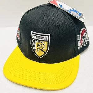 Pro Standard Pittsburgh Pirates Fast Lane Hat Cap Adjustable Strapback Black MLB - Picture 1 of 7