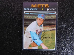 TOM SEAVER NEW YORK METS & HOF 1971 TOPPS CARD#160 - Foto 1 di 2