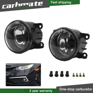 Pair For 2016-17-18-19-2021 Honda Civic Halogen Fog Lights Lamp Left Right Side - Picture 1 of 12