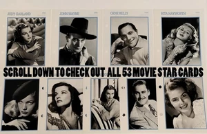 53 1993 Atlas Editions Movie Star Cards - PICK FROM LIST!! - Picture 1 of 127