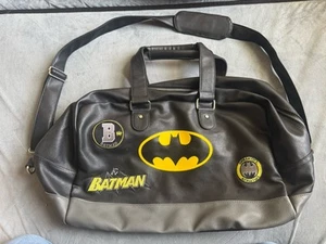 Batman Lifestyle Leather Duffel Bag by Concept One Accessories - Thinkgeek - Picture 1 of 20