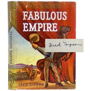 Fred Gipson / Fabulous Empire Colonel Zack Miller's Story Signed 1st ed 1946 - Imagen 1 de 4