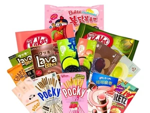 Asiatische Süßigkeiten Box – 20-teiliger Snack Mix aus Japan, Korea & China | - Bild 1 von 2
