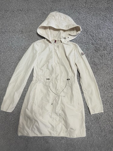 Autentico cappotto Moncler Luxury Anthemis gilet taglia 0 S beige