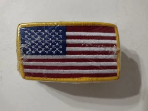U.S. AMERICAN FLAG PATCH FULL COLOR3-1/4"x 2" LOT OF 20 NEW - Picture 1 of 3