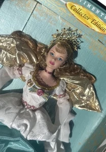 Rara Barbie Vintage Angelo della Gioia Corona Oro #1 Edizione da Collezione Regalo Nuova Con Scatola - Foto 1 di 12