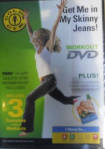 Gold's Gym Workout DVD Get me in My Skinny Jeans NIP - Imagen 1 de 1