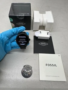Fossil Gen 6 Wellness Edition Smartwatch Black Silicone Model DW13F3 - USED - Picture 1 of 10