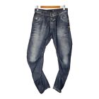 G-Star Raw Size 30/32 Riley Loose Tapered Dark Wash Denim Jeans Button Fly