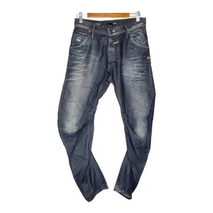 G-Star Raw Size 30/32 Riley Loose Tapered Dark Wash Denim Jeans Button Fly - Picture 1 of 10