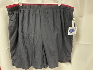 GF George Foreman Men’s Swim Shorts Trunks Gray Pocket 3XL XXXL - Picture 1 of 6