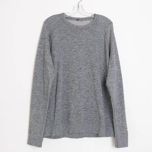 Lululemon Engineered Warmth Sweatshirt Mens L Gray Pullover Athleisure Wool - Bild 1 von 11