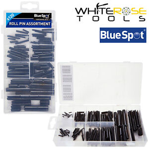 BlueSpot Assorted Roll Pin Set 120pc DIY Workshop Storage Automotive