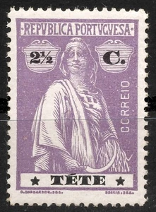 Afi:PT-TT 30 Portuguesa Correio TÉTE 1914 , 2 1/2 Centavos CERES , MNH - Picture 1 of 2