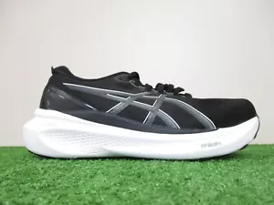 Asics Gel-Kayano 30 Shoes Womens 7.5 Black White Road Running Stability Trainer - Picture 1 of 15