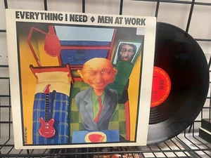 MEN AT WORK EVERYTHING I NEED RARE PROMO SINGLE VINYL RECORD - Imagen 1 de 1