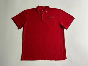 Onestop AutoZone Work Polo Shirt Unisex XL Red Logo Short Sleeve Tipped Collared - Picture 1 of 8