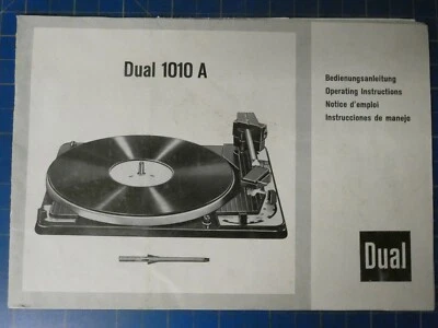 Dual 1010A Bedienungsanleitung H12748 - Bild 1 von 4