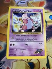 Pokemon WOTC Sabrina's Mr. Mime 94/132 Gym Heroes Set UNLIMITED Common NM