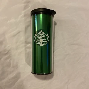 Starbucks 16 Unzen schillernd grün Urlaub Isoliert Reisebecher Becher & Flip Deckel - Bild 1 von 3