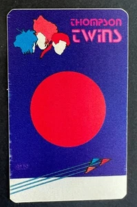 Vintage 1984 Thompson Twins Backstage Pass - 1984 Into the Gap Tour - Unused!!! - Picture 1 of 2