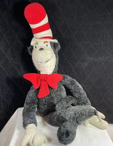 Dr. Seuss The Cat in The Hat Plush Stuffed Animal 2005 Official Movie merch 18" - Picture 1 of 5