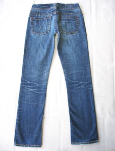 Slim Straight Jeans Damen Größe 25 Blau Distressed + Stretch L29 von 1921 - Bild 1 von 10