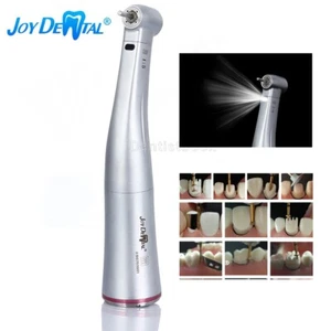 Dental LED Handpiece 1:5 Fiber Optic Contra Angle Ceramic Push Button E-type - Picture 1 of 13