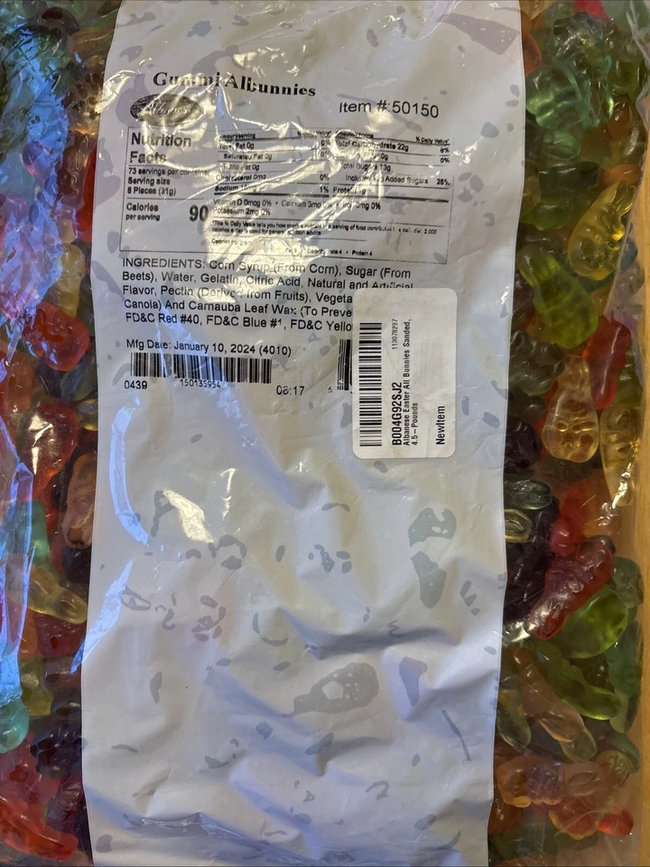 Albanese Gummi Bunnies 4.5 Pound Bag - Image 1 of 1