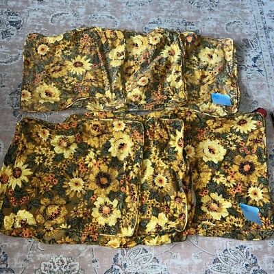 Sofá sofá patio vintage retro años 70 flores asiento fundas cojín raro hippie floral Foto 1 de 4