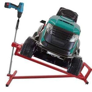 Lawn Mower Lift Jack for Tractors 882 lbs Capacity Red,Used - Picture 1 of 4