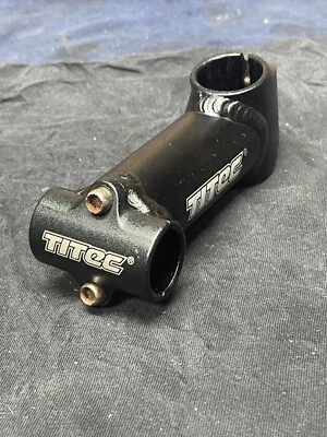 Vintage Titec 1 1/8 105mm 25.4 Clamp Black Stem - Image 1 of 4