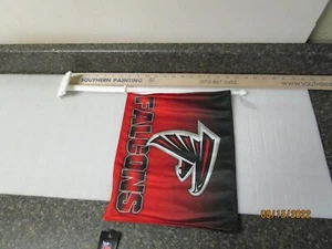 Qty (2) Atlanta Falcons NFL Double Sided Team Logo 20" Car Flags - New - Red - Picture 1 of 8