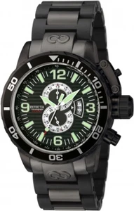 Invicta Corduba Ibiza 52mm Midnight Black w Chronograph & Date- Link Bracelet - Picture 1 of 13