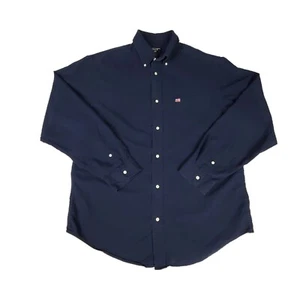 Ralph Lauren Men's Size Large Button Down Shirt Long Sleeve Blue Cotton Shirt - Picture 1 of 11