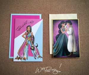 2018/2013 Disney Designer Collection JASMINE Art Note Card Premier & Fairytale - Picture 1 of 4