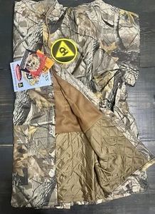 Stearns Realtree Hardwoods Camo Fleece Lined Insulated Hooded Rainjacket 8302 - Picture 1 of 8