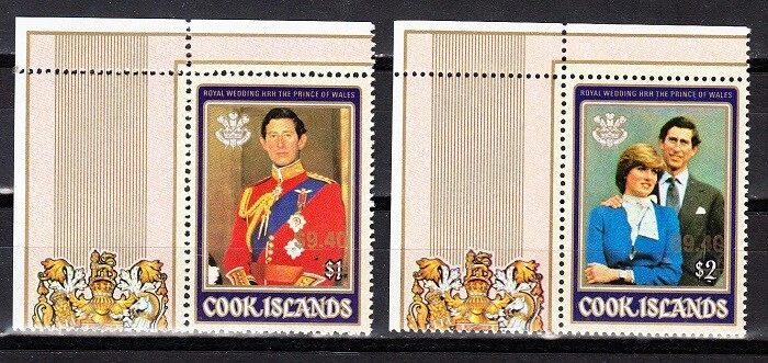 Cook Islands Scott 980-981 Mint NH (Catalog Value $29.00) - Image 1 of 1