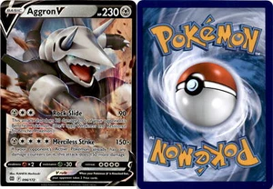 2022 Pokemon, Brilliant Stars, #96/172 Aggron V, Holo Ultra Rare - Bild 1 von 1