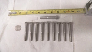 10 pieces Stainless 3/8-16 thread x 2-1/2" long hex head screws ASTM F593C - Picture 1 of 3