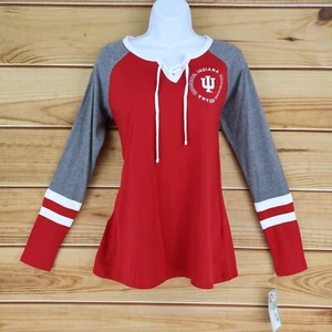 Proedge by Knights Apparel Long Sleeve Shirt Womens S Red Indiana Hoosiers NWT - Picture 1 of 9