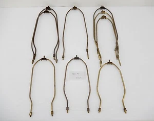 Lote de 9 arpas de lámpara vintage de alta resistencia. Sin asientos.  CHILO.  Altura 10"-13".  #2. - Imagen 1 de 8