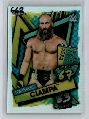 2021 WWE Topps Chrome Slam Attax  Refractor Tommaso Ciampa  - Image 1 of 2